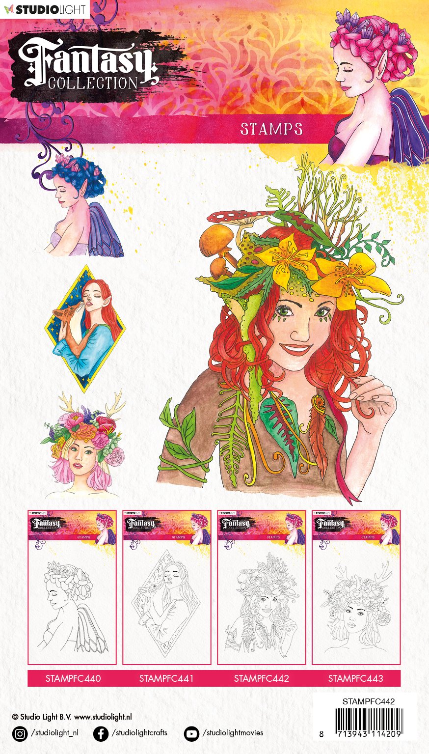 Stamp A5 Fairy, Fantasy Collection 2.0 nr. 442-2