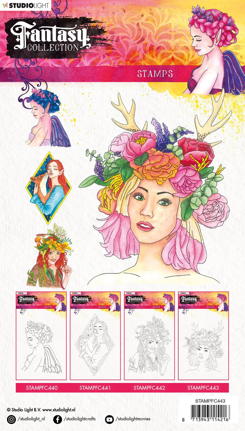 Stamp A5 Fairy, Fantasy Collection 2.0 nr. 443-2
