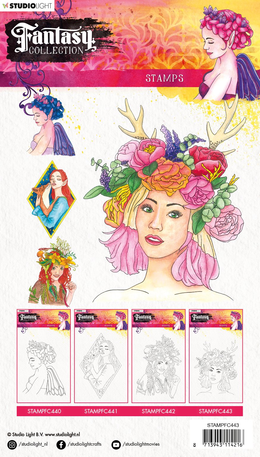Stamp A5 Fairy, Fantasy Collection 2.0 nr. 443-2