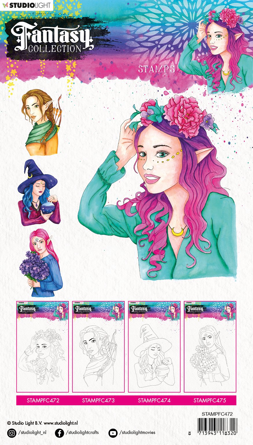Stamp A5 Fairy, Fantasy Collection 3.0 nr.472-2