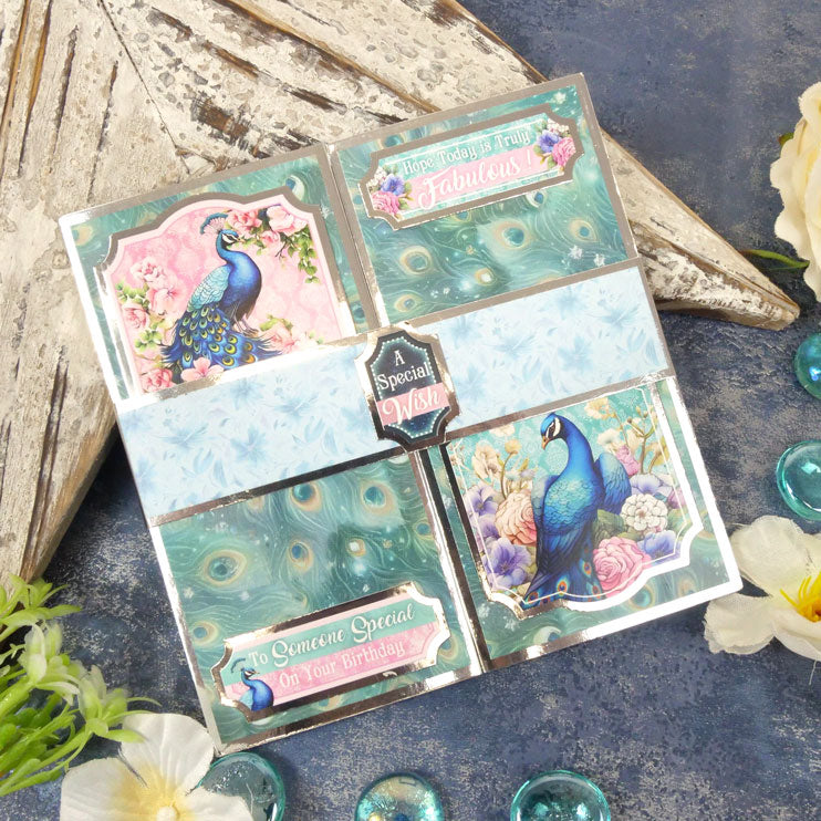 Crafty Stash Pads - Peacock Paradise-9