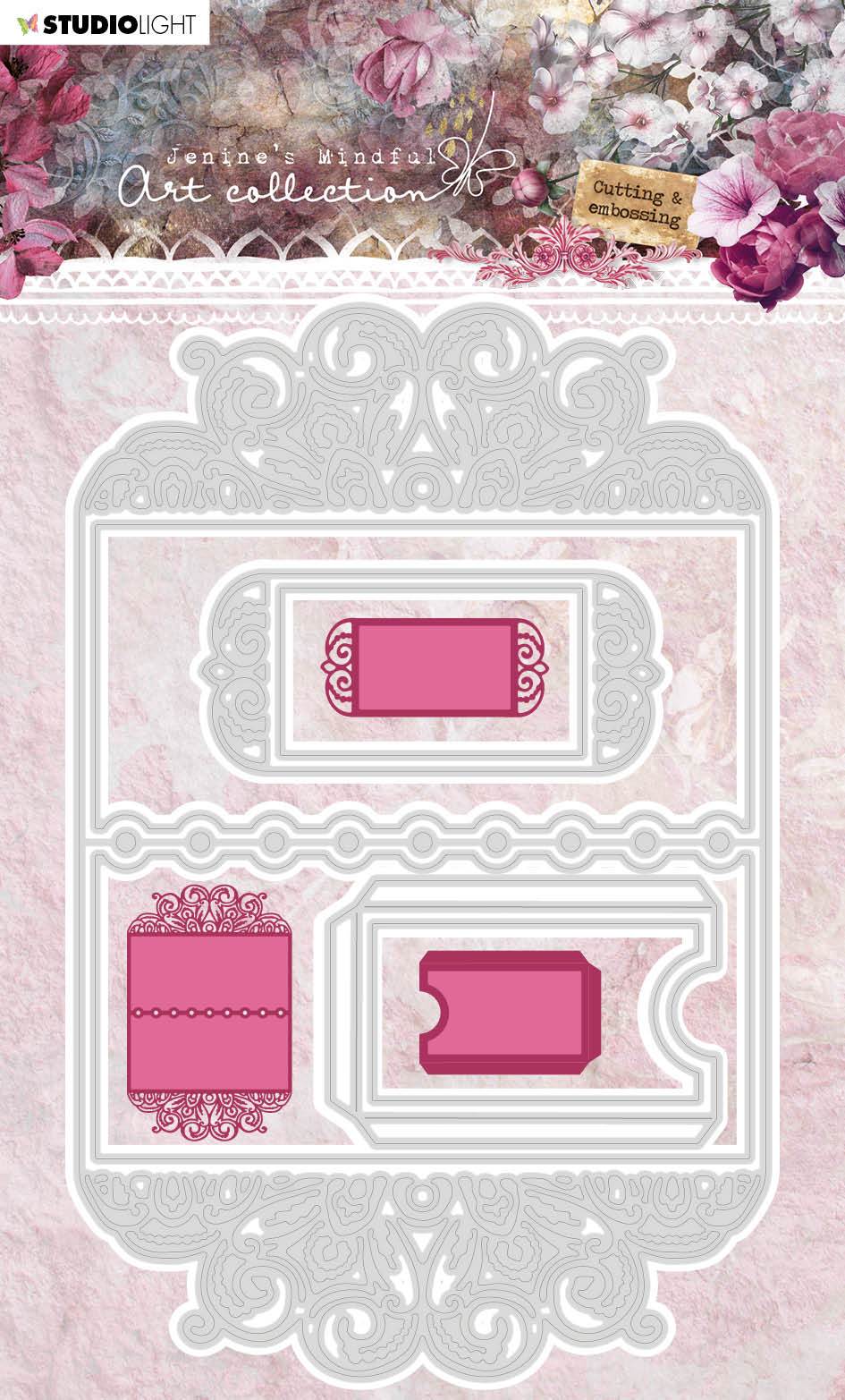 Embossing Die 132x205mm, Jenine's Mindful Art 4.0 nr.08-1