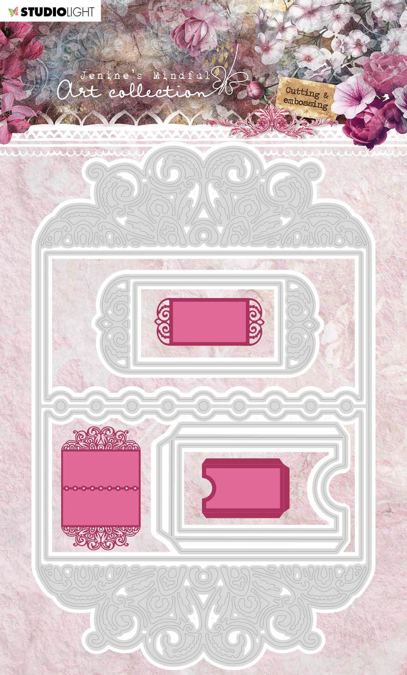 Embossing Die 132x205mm, Jenine's Mindful Art 4.0 nr.08-1