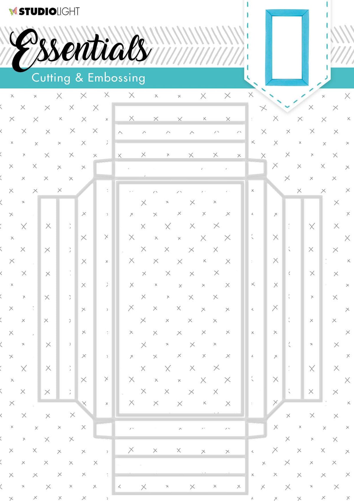 SL Cutting & Embossing Die Big Frame Box Essentials 169x233mm nr.302-1