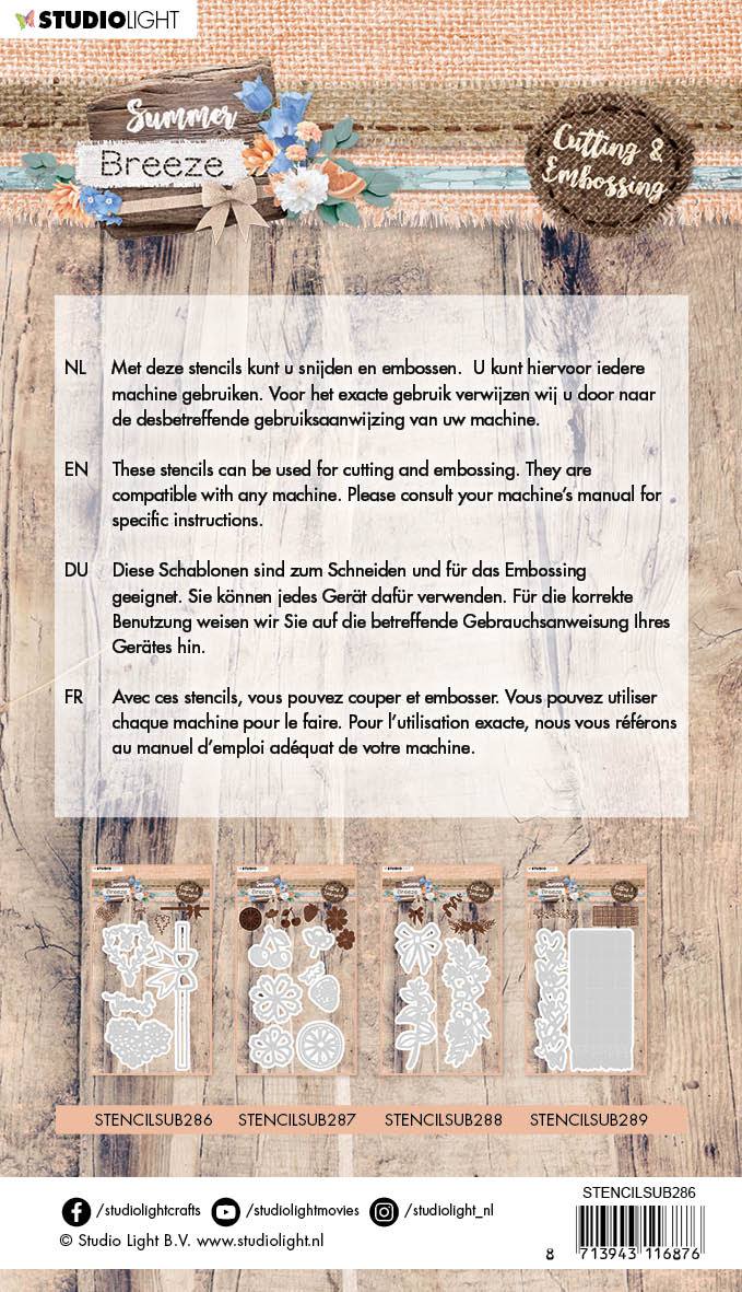 Embossing Die 88x140 mm, Summer Breeze nr.286-2