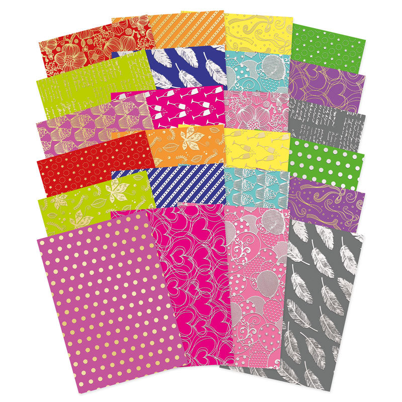 Bold & Bright Stickables A5 Self-Adhesive Foiled Papers-1