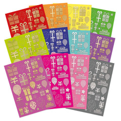 Bold & Bright Stickables Foiled & Die-Cut Birthday Elements-1