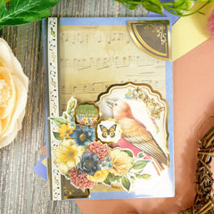Vintage Melody Stickables A5 Self-Adhesive Papers-3