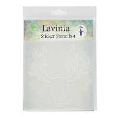 Lavinia Stencil - Sticker Stencils 4-1