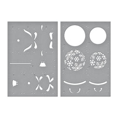 Plantilla de adornos de copos de nieve de la colección Bibi's Snowflakes de Bibi Cameron-3