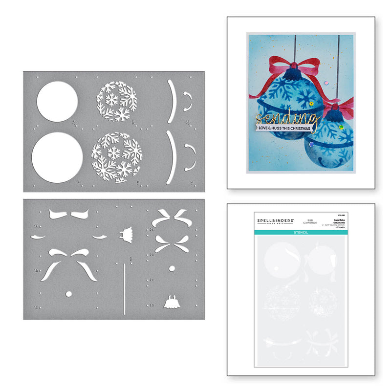 Plantilla de adornos de copos de nieve de la colección Bibi's Snowflakes de Bibi Cameron-2