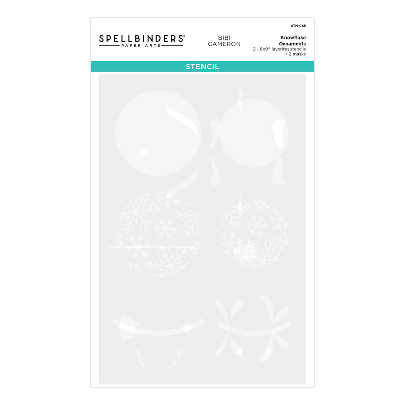Plantilla de adornos de copos de nieve de la colección Bibi's Snowflakes de Bibi Cameron-1