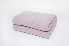 Iced Lilac Solid Double Layered Print Extended Throw-2
