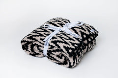 Tap Shoe & Rainy Day Chevron Print Extended Throw-1
