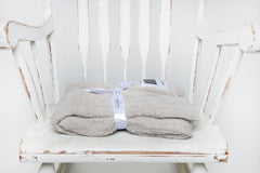 Foggy Dew Cable Knit Toddler Blanket-2