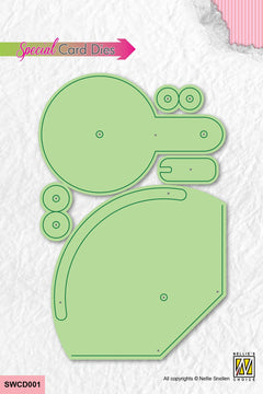 Nellie's Choice Special Card Dies - Swing Card Die-1