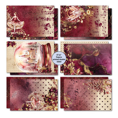 3Quarter Designs Sugarplum Wreath  6x4 Card Pack-3