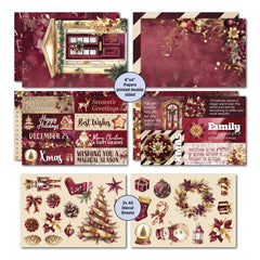 3Quarter Designs Sugarplum Wreath  6x4 Card Pack-5
