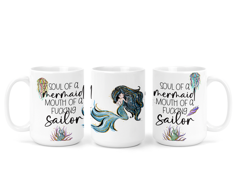 Mouth of a Fucking Sailor Ceramic Mug-1