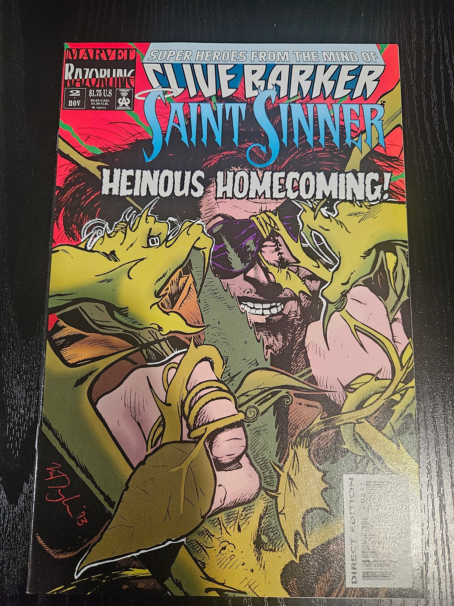 Marvel Razorline – Saint Sinner No.2 (1993)