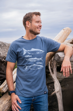SALMON- Unisex Organic Cotton Tee-4