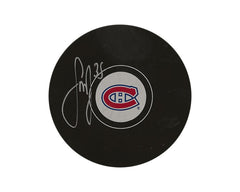 Sam Montembeault Autographed Montreal Canadiens Autograph Model Puck-1