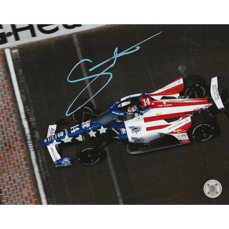 Santino Ferrucci Autographed Indianapolis 500 8x10 Photo-1