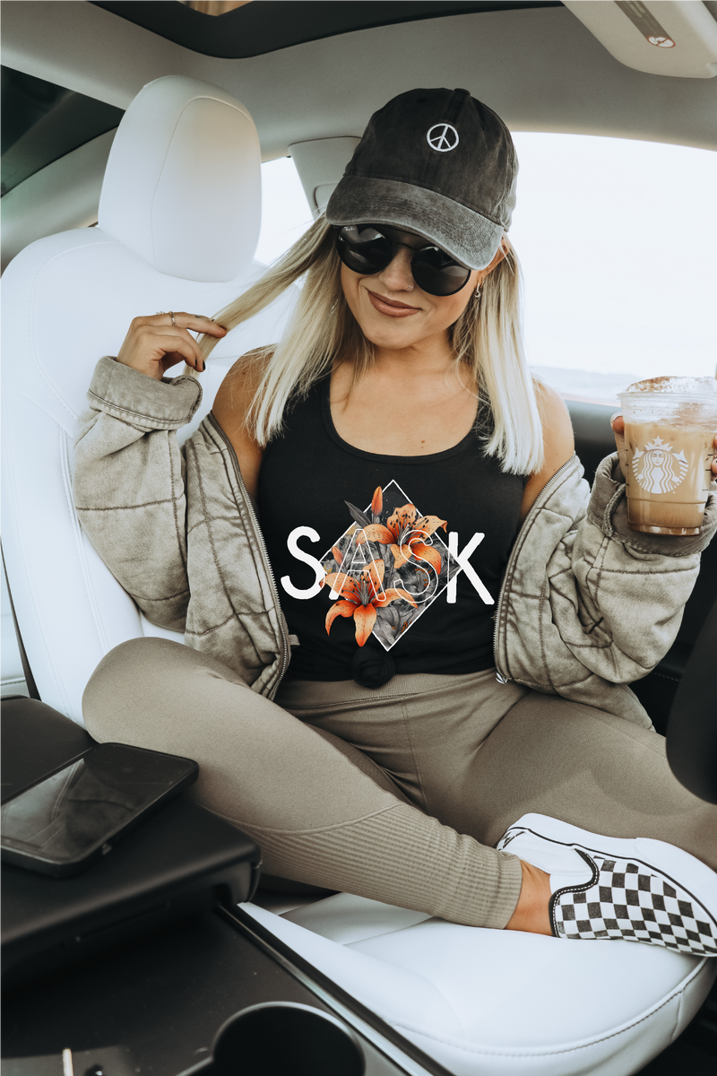 Sask Diamond Women's Tank Top | Saskatchewan Apparel-2