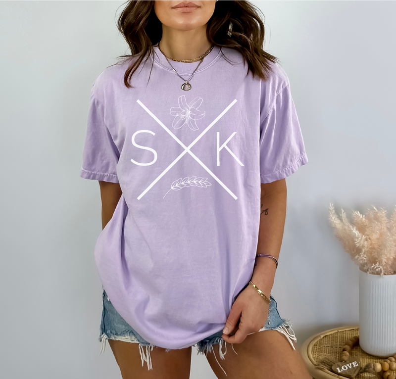 SASK X Unisex T-shirt | Saskatchewan Apparel-3