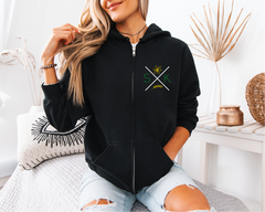Sask X Unisex Zip Up | Saskatchewan Apparel-2