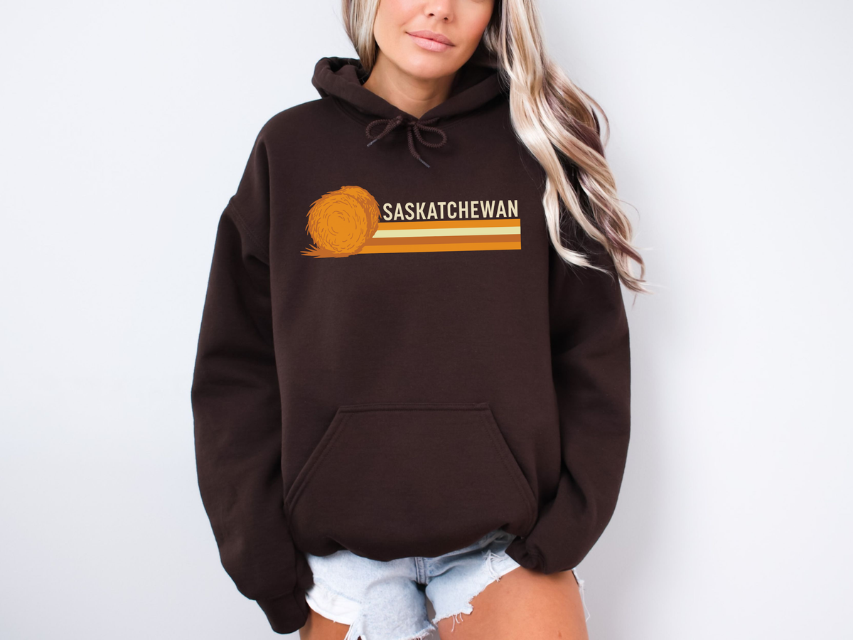 Saskatchewan Retro 70s Unisex Hoodie | Sask Clothing-1