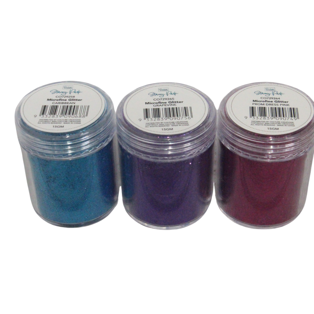 Stacey Park Microfine Glitter 3pk - Brights-1