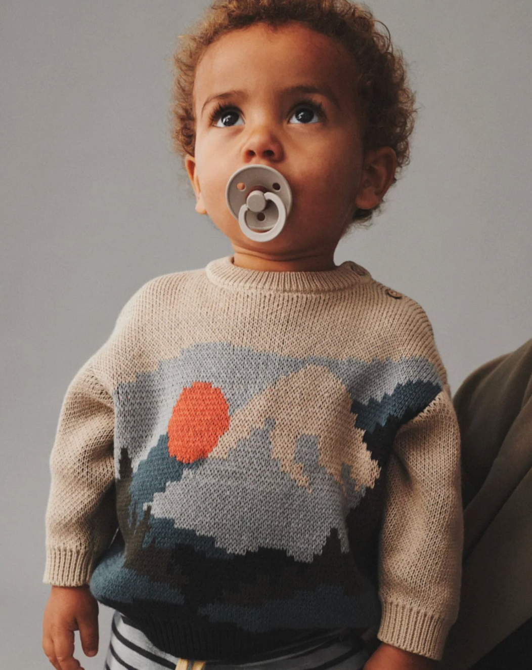 Jaquard Pullover William | Warm Sand | Wheat Clothing-2