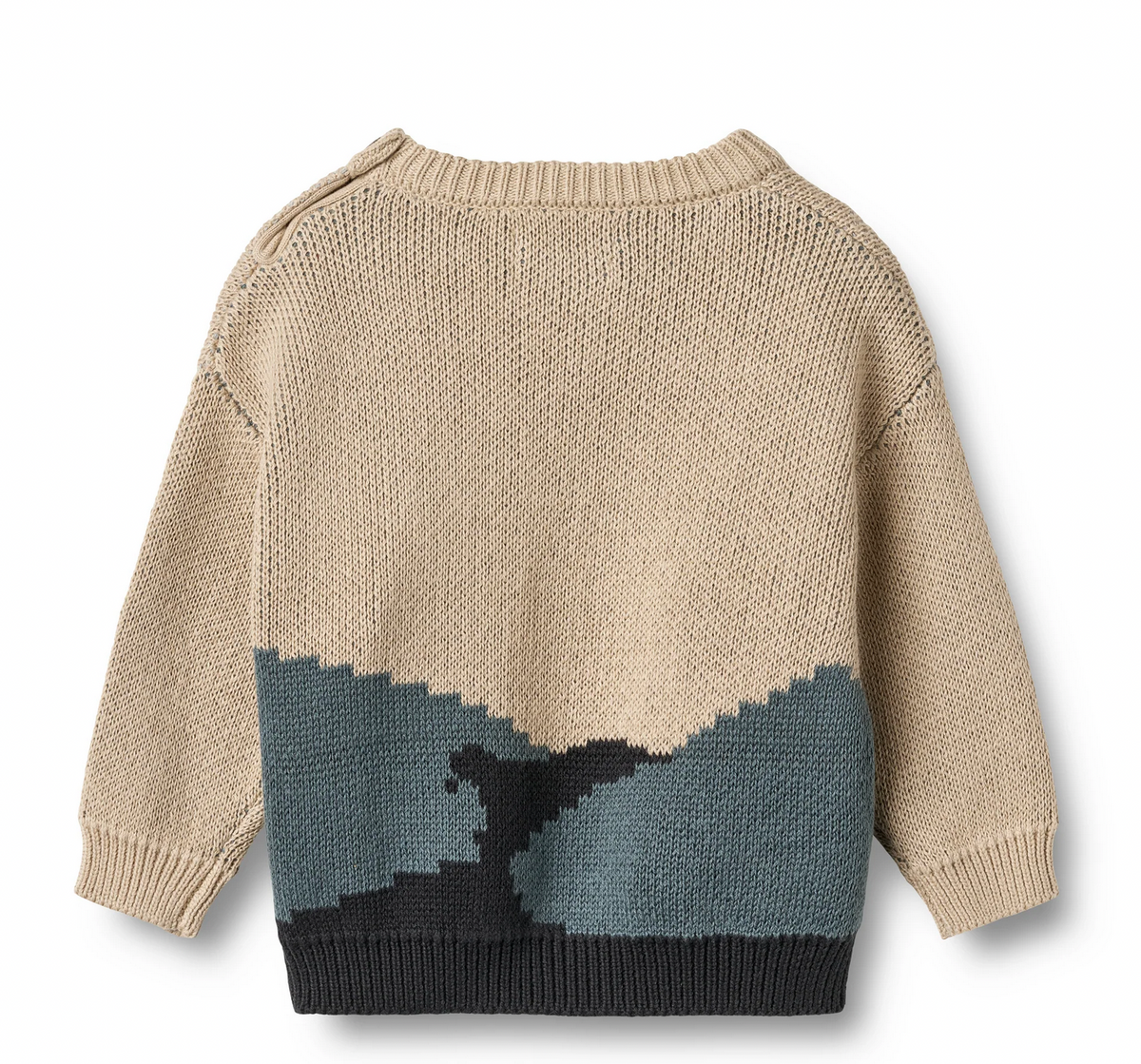 Jaquard Pullover William | Warm Sand | Wheat Clothing-3
