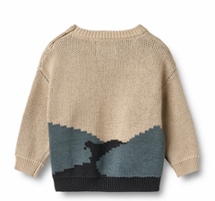 Jaquard Pullover William | Warm Sand | Wheat Clothing-3