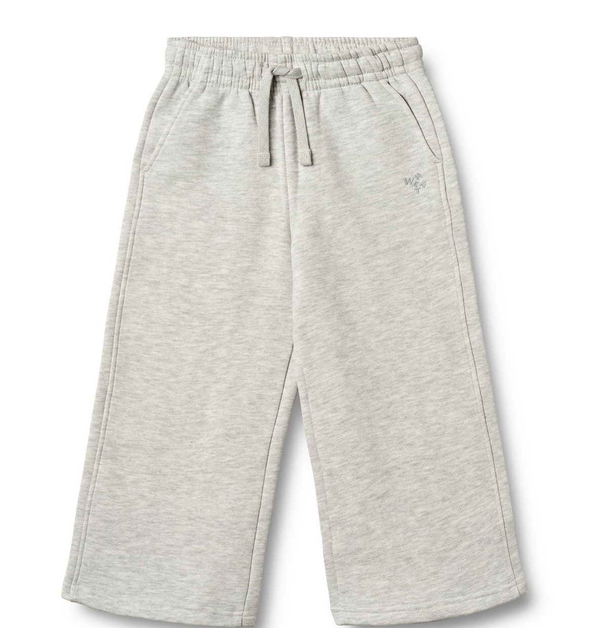 Sweatpants Straight Cruz | Light Melange Grey | Wheat Kids-1