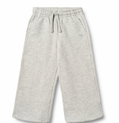 Sweatpants Straight Cruz | Light Melange Grey | Wheat Kids-1