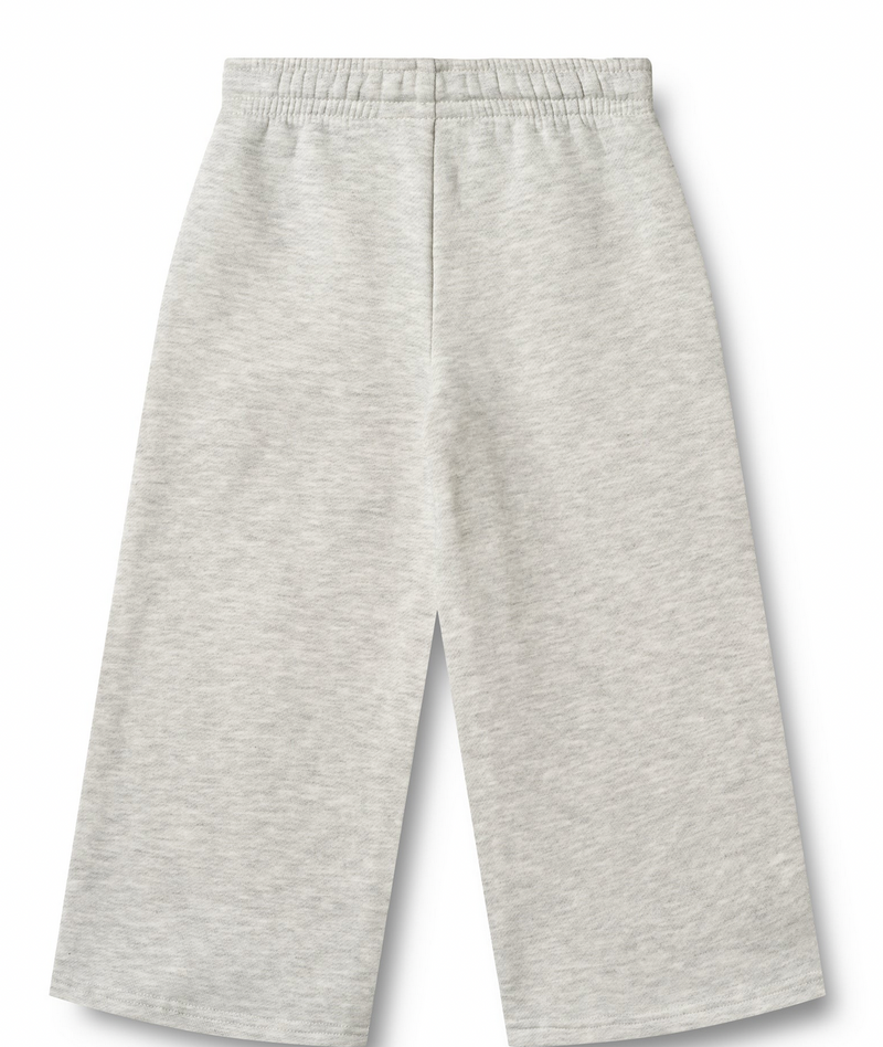 Sweatpants Straight Cruz | Light Melange Grey | Wheat Kids-2