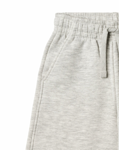 Sweatpants Straight Cruz | Light Melange Grey | Wheat Kids-3