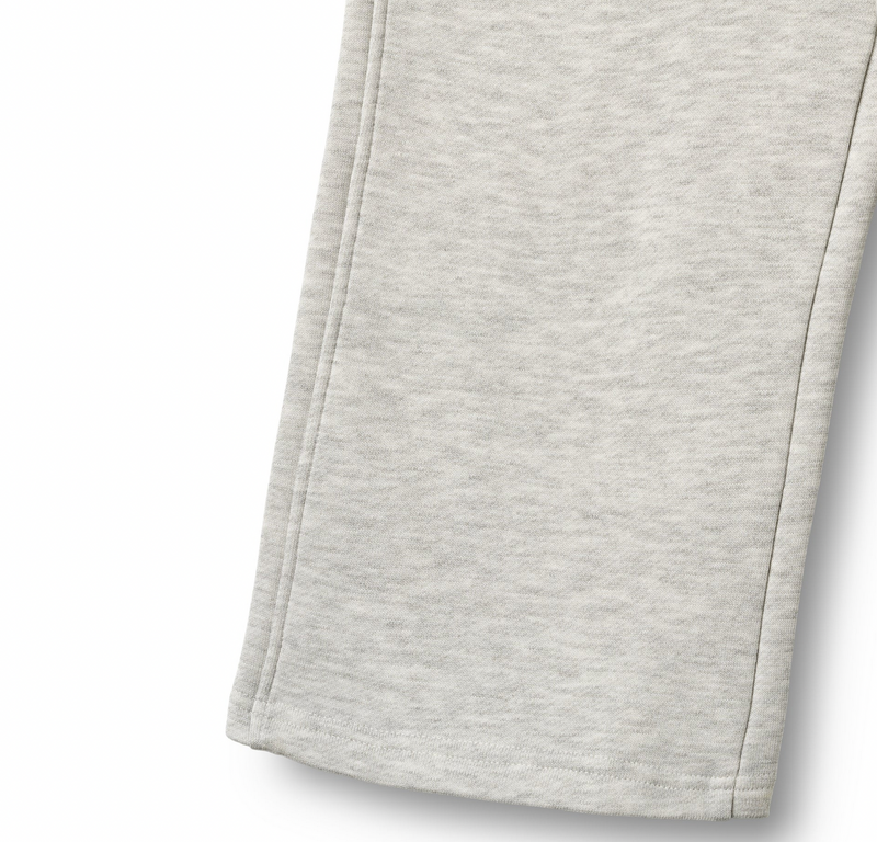 Sweatpants Straight Cruz | Light Melange Grey | Wheat Kids-4