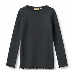 Long Sleeve T-Shirt Ida | Navy | Wheat Clothing-1