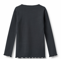 Long Sleeve T-Shirt Ida | Navy | Wheat Clothing-2
