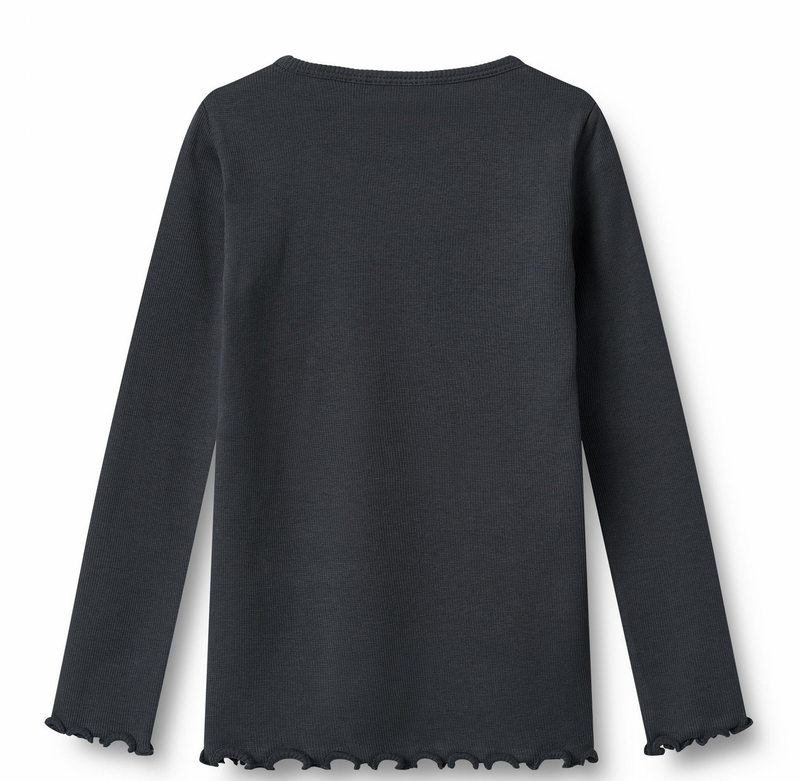 Long Sleeve T-Shirt Ida | Navy | Wheat Clothing-2