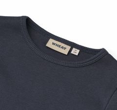 Long Sleeve T-Shirt Ida | Navy | Wheat Clothing-3