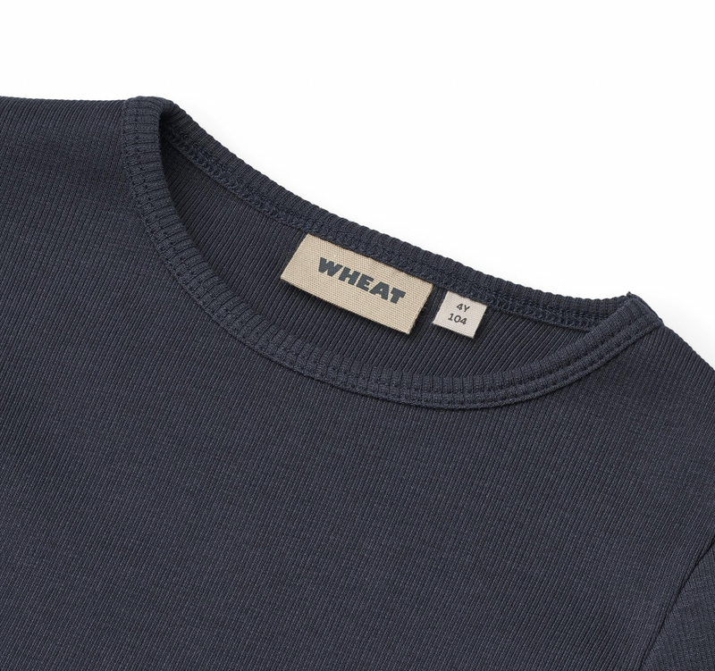 Long Sleeve T-Shirt Ida | Navy | Wheat Clothing-3