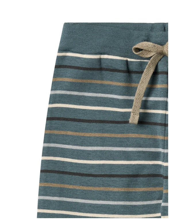 Jersey Pants Leo | Blue Multi Stripe | Wheat Clothing-3