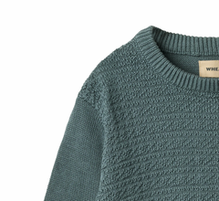 Knit Pullover Borris | Stormy Weather | Wheat Clothing-3