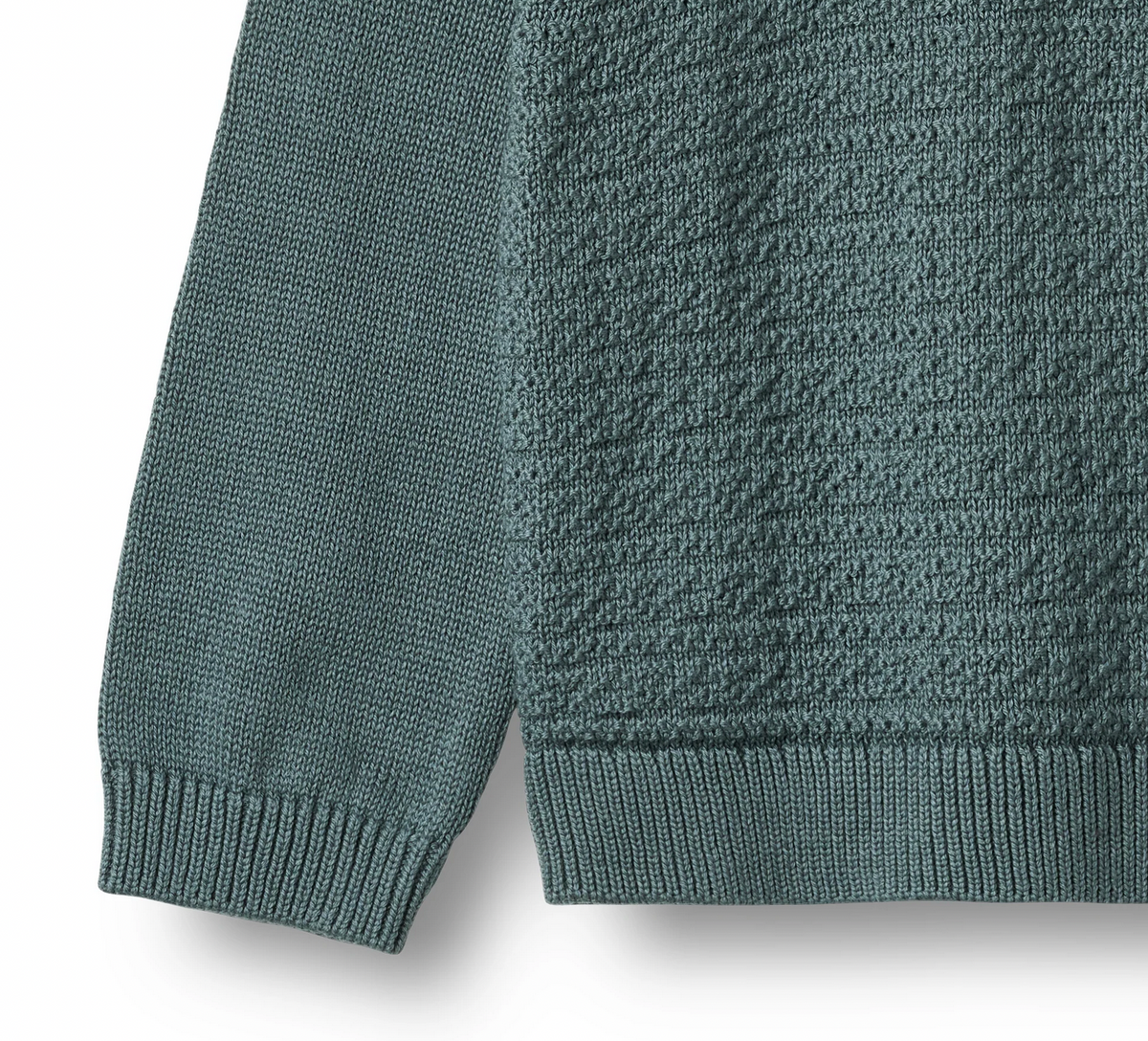 Knit Pullover Borris | Stormy Weather | Wheat Clothing-4