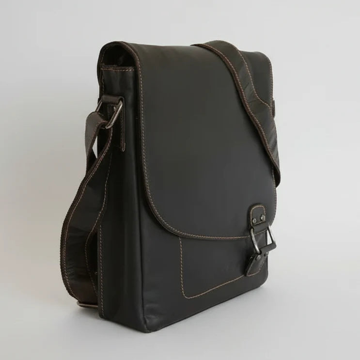 Greenwood Leather Messenger Bag-8