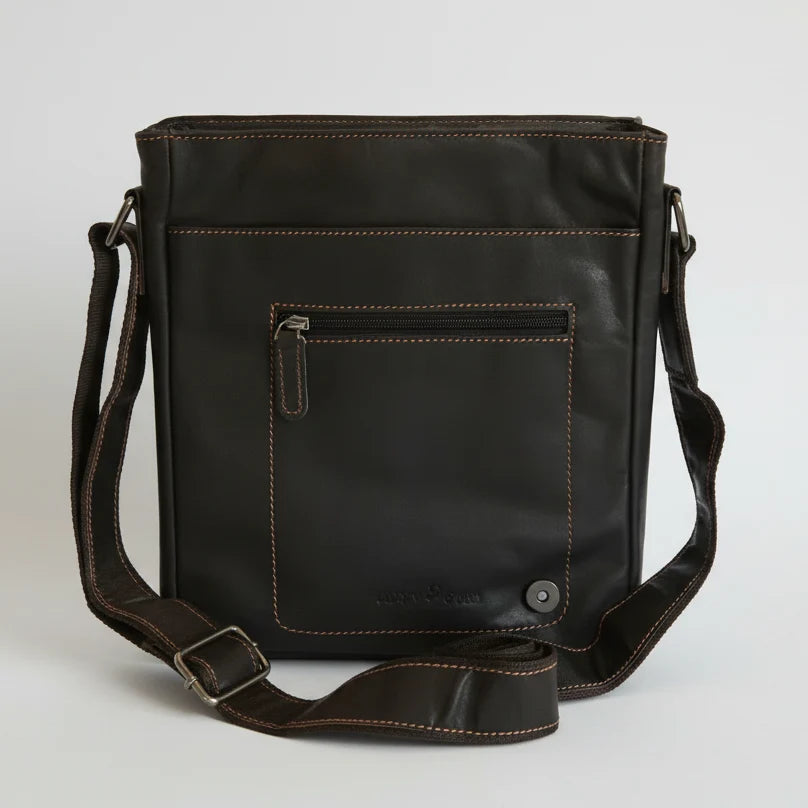 Greenwood Leather Messenger Bag-10